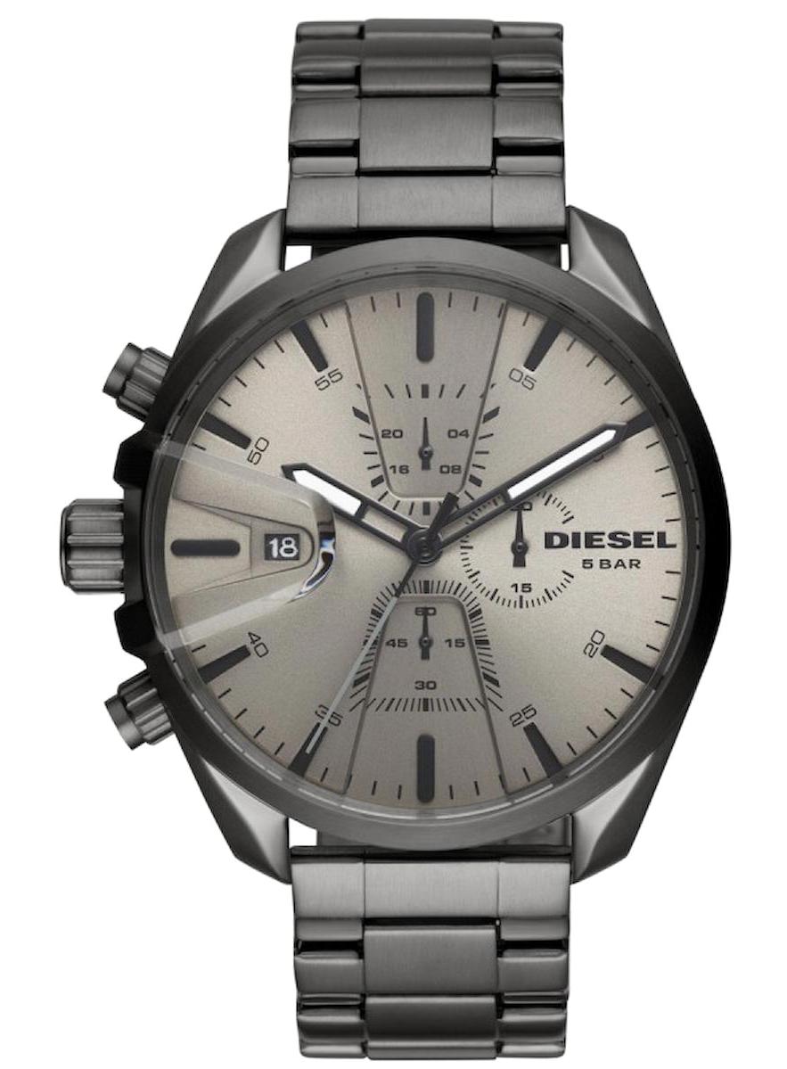 Diesel DZ4484 Takvimli 42 mm Siyah Çelik Kordon Analog Erkek Kol Saati