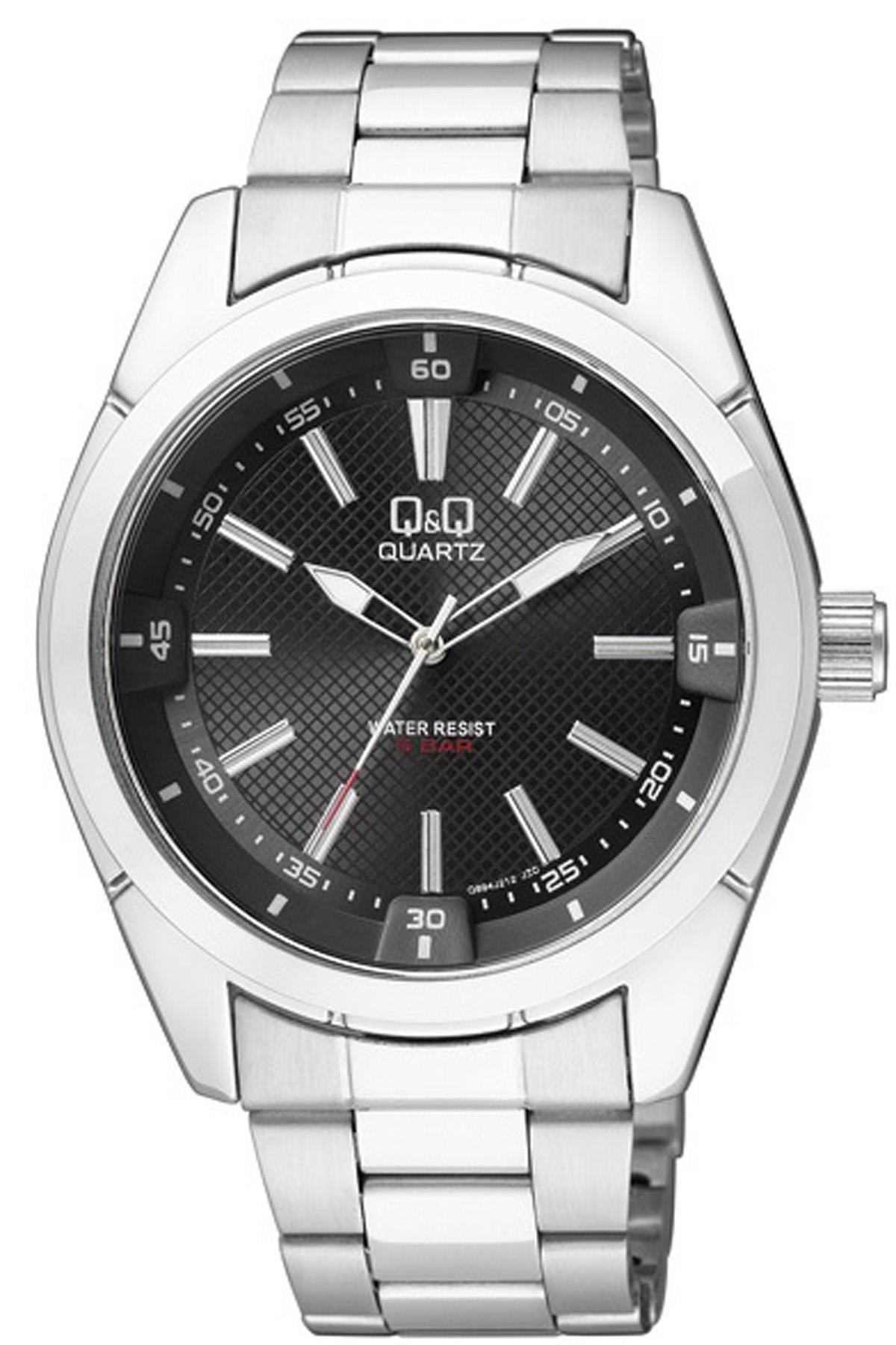 Q&Q 3G348 42 mm Metal Kordon Analog Erkek Kol Saati