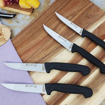 Castle Kitchen Incisive Mutfak Bıçak Seti 4'lü Et Ekmek Sebze Meyve Bıçağı