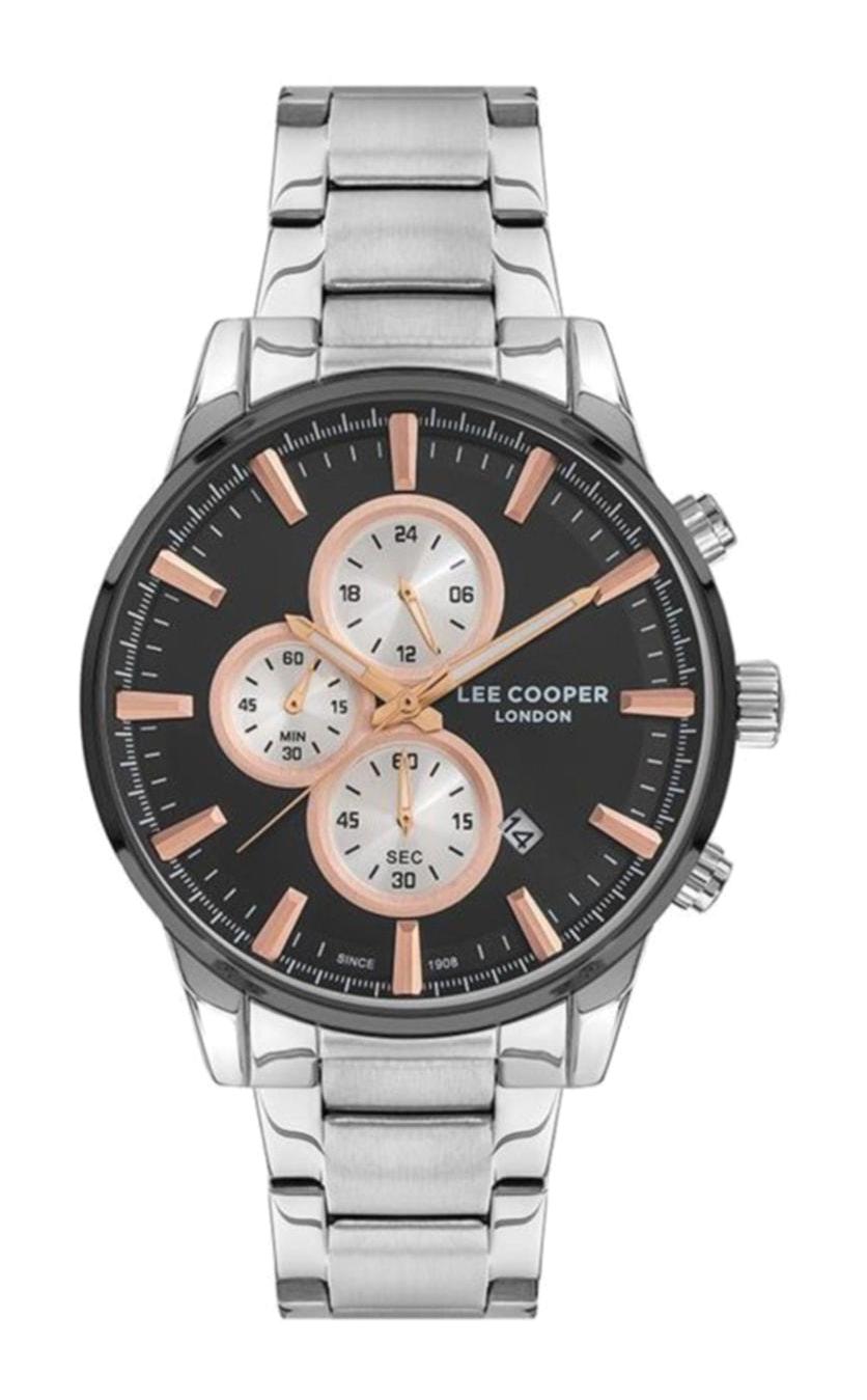 Lee Cooper LC07304.550 Takvimli 41 mm Çelik Kordon Analog Erkek Kol Saati