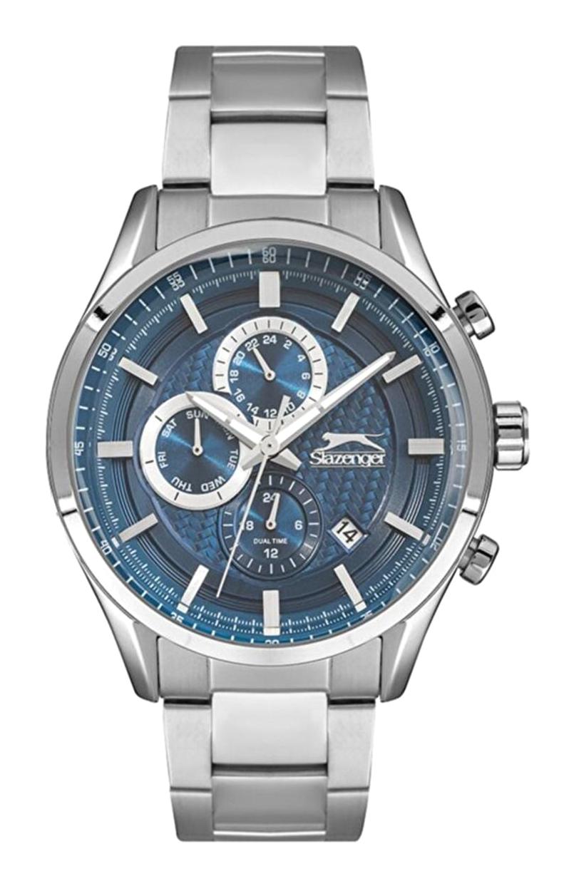 Slazenger SL.09.1936.2.02 Takvimli 43 mm Çelik Kordon Analog Erkek Kol Saati