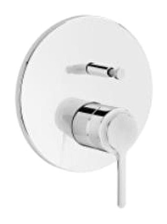 Vitra A42895 Paslanmaz Çelik Tekli Çevirmeli Ankastre Banyo Bataryası Gri