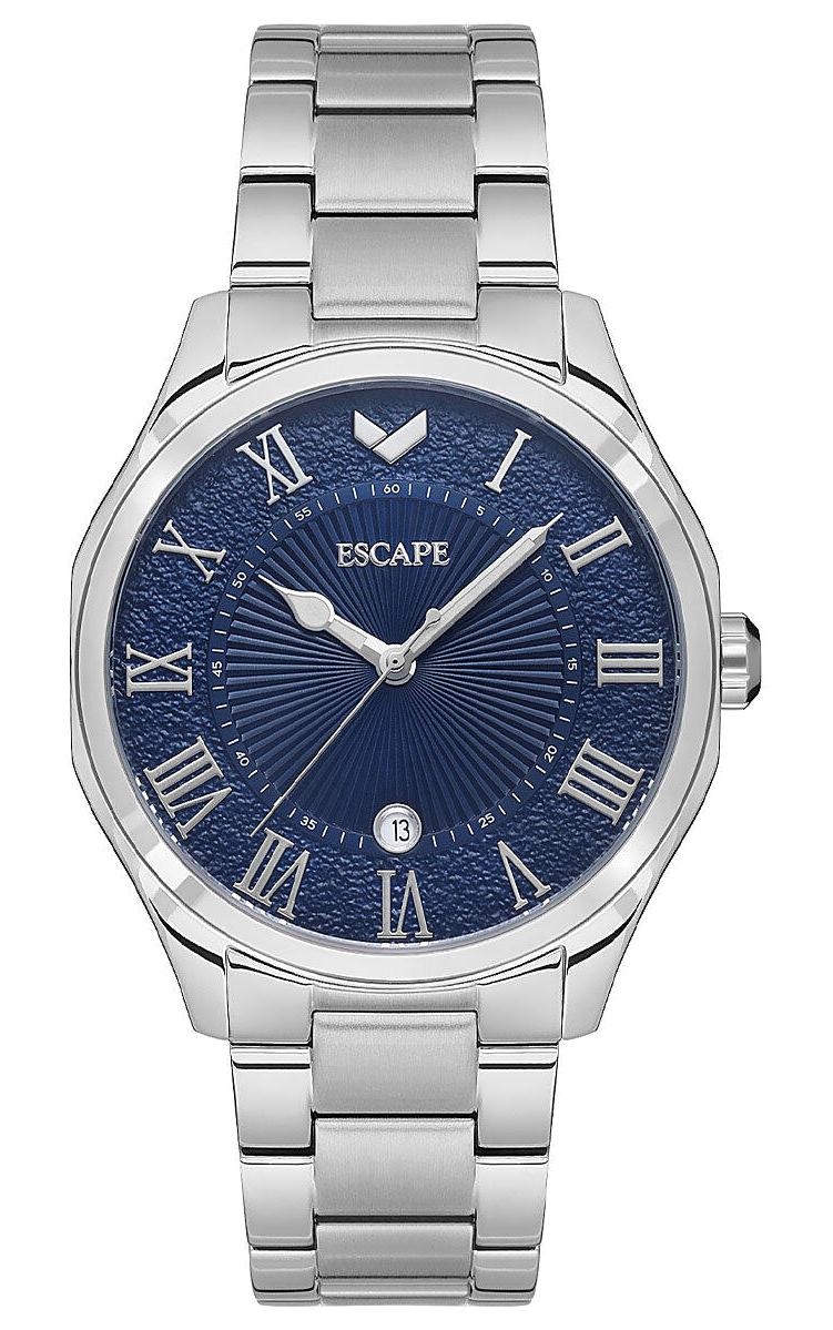 Escape ESCP103502 Takvimli 42 mm Çelik Kordon Analog Erkek Kol Saati