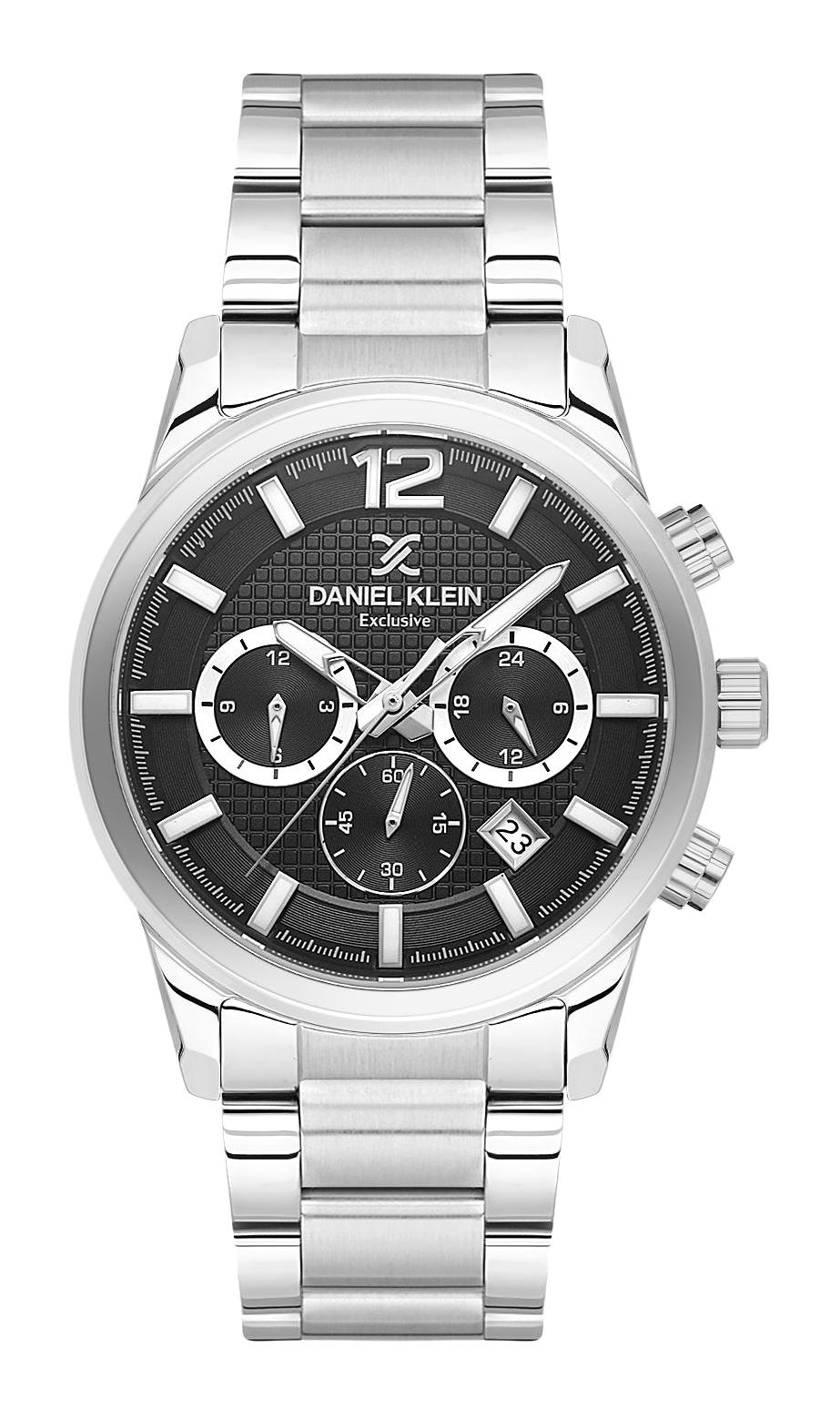 Daniel Klein DKE.1.10630-1 Takvimli 42 mm Çelik Kordon Analog Erkek Kol Saati
