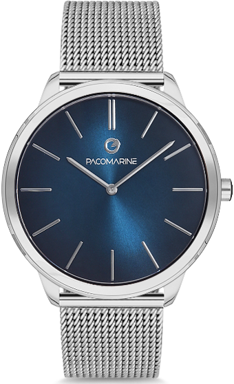 Pacomarine PM.51157.09 42 mm Çelik Kordon Analog Erkek Kol Saati