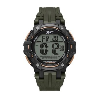 Reebok RV-CRO-G9-PBIR-BR Takvimli 44 mm Yeşil Plastik Kordon Analog Kol Saati