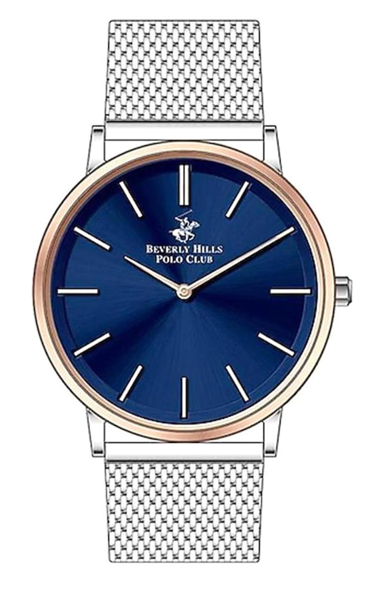 Beverly Hills Polo Club BP3244X590 42 mm Çelik-Hasır Kordon Analog Erkek Kol Saati