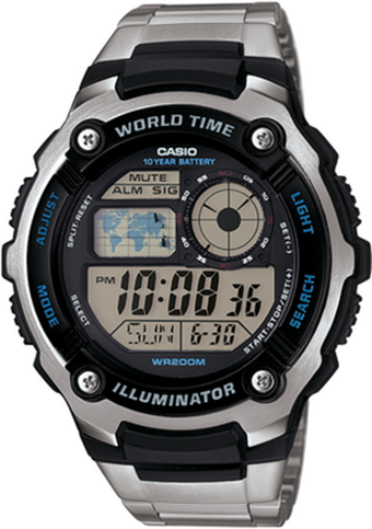 Casio AE-2100WD-1A Takvimli 47.7 mm Çelik Kordon Analog Kol Saati