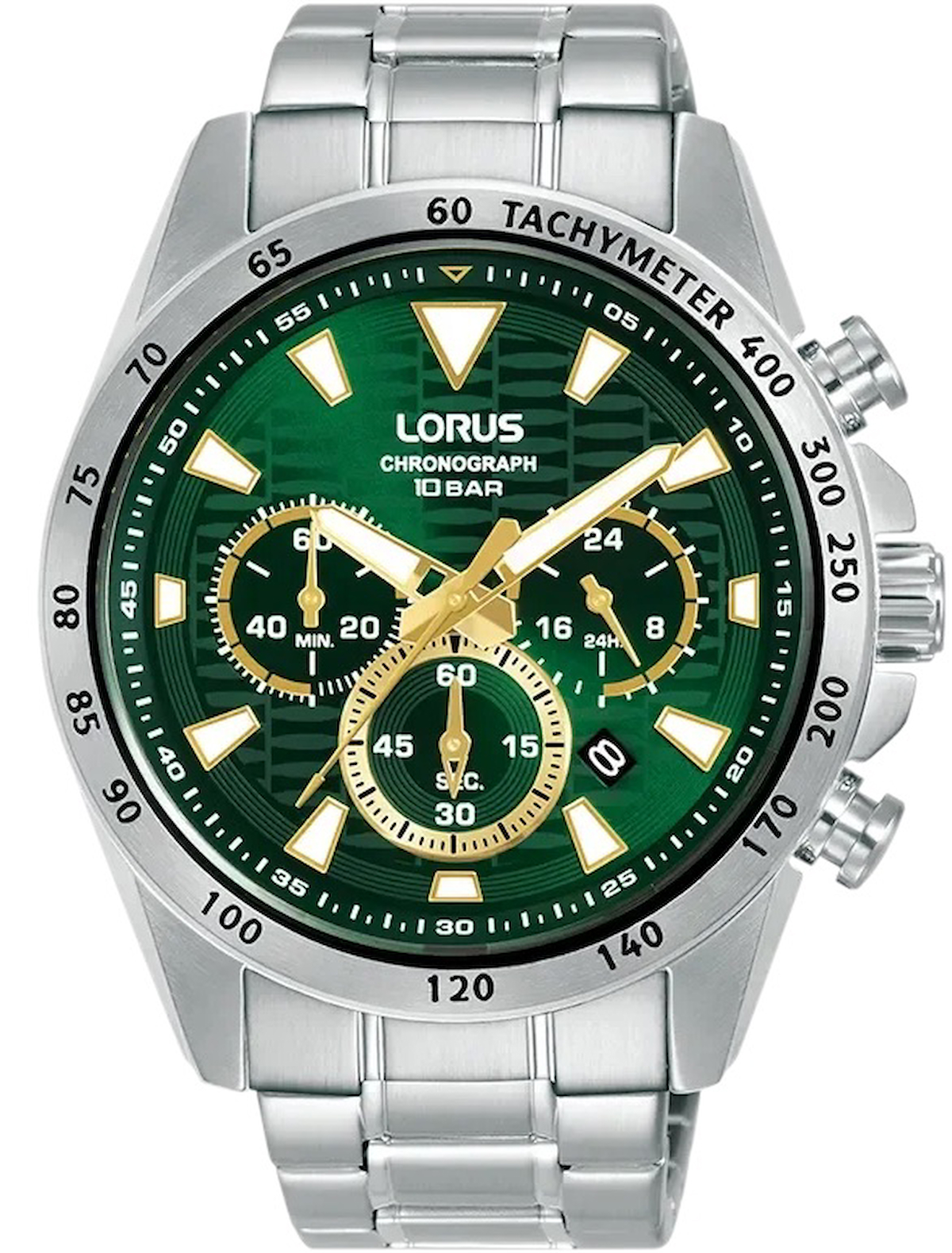 Lorus RT355KX9 Takvimli 44 mm Çelik Kordon Analog Erkek Kol Saati