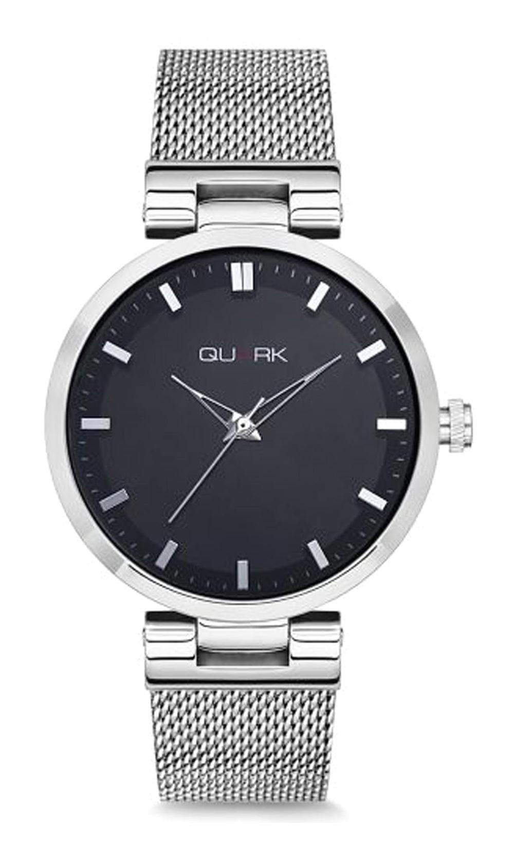 Quark QC-600D-1A 34 mm Çelik Kordon Analog Kol Saati