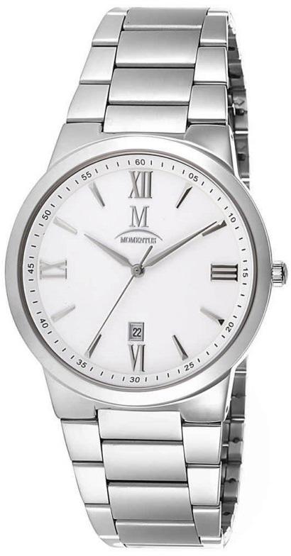 Momentus MP119S-02SS Takvimli 41 mm Çelik Kordon Analog Kol Saati