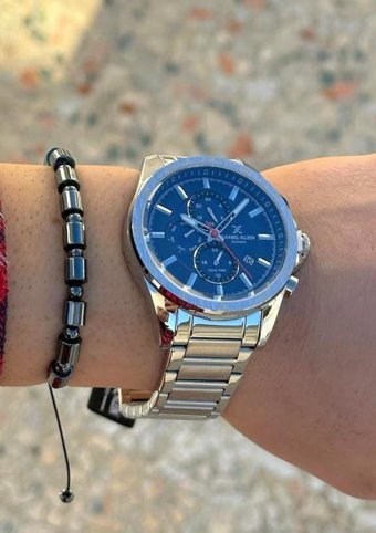 Daniel Klein DK.FT.1.302 Takvimli 40 mm Siyah Çelik Kordon Analog Erkek Kol Saati
