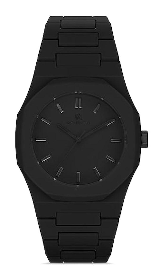 Momentus KC357B-04SN Takvimli 41 mm Siyah Plastik Kordon Analog Erkek Kol Saati