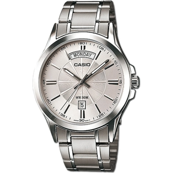 Casio MTP-1381D-7AVDF Takvimli 40 mm Çelik Kordon Analog Erkek Kol Saati