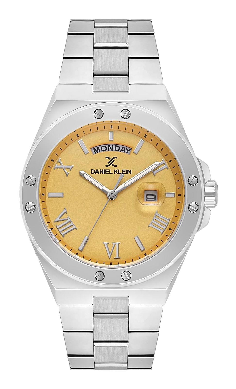 Daniel Klein DK.1.13736-7 Takvimli Çelik Kordon Analog Erkek Kol Saati