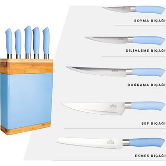 Karaca Nordic Blue Bıçak Seti