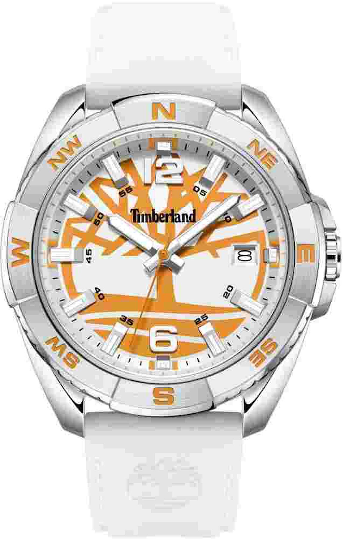Timberland TDWGN2202105 Takvimli 42 mm Siyah Silikon Kordon Analog Kol Saati