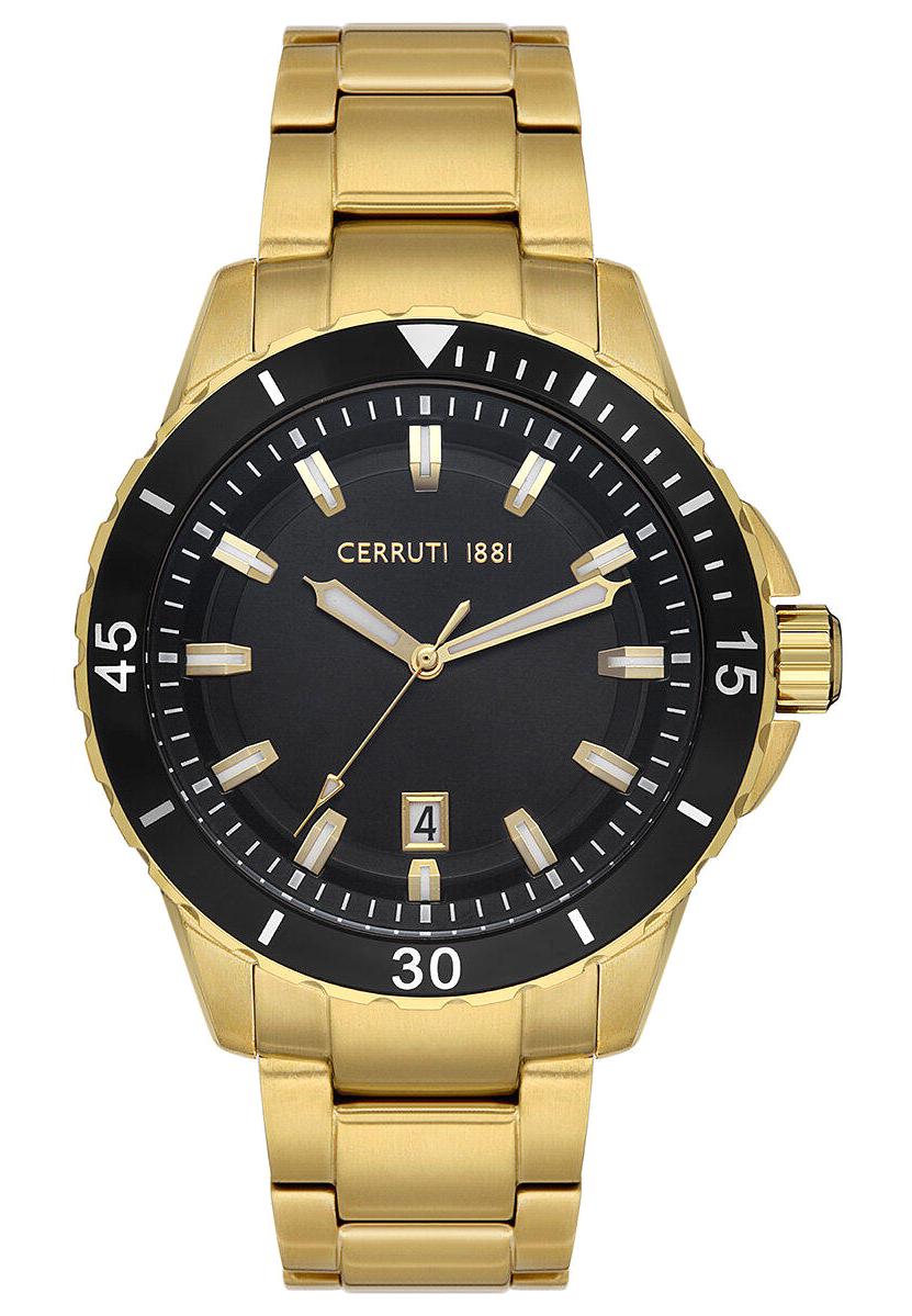 Cerruti 1881 CIWGH2230206 Takvimli 44 mm Altın Metal Kordon Analog Erkek Kol Saati