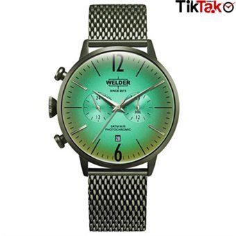 Welder Watch WWRC419 Pusulalı Takvimli 45 mm Çelik Kordon Analog Erkek Kol Saati