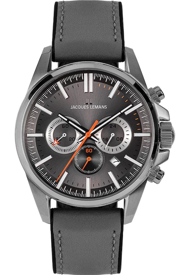 Jacques Lemans LİVERPOOL 1-2119A Takvimli 44 mm Çelik Kordon Analog Erkek Kol Saati