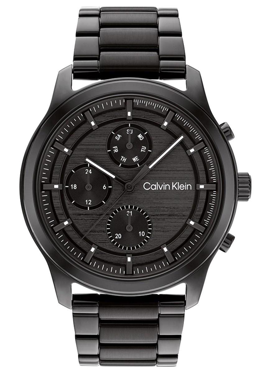 Calvin Klein CK25200209 Takvimli 44 mm Siyah Çelik Kordon Analog Erkek Kol Saati