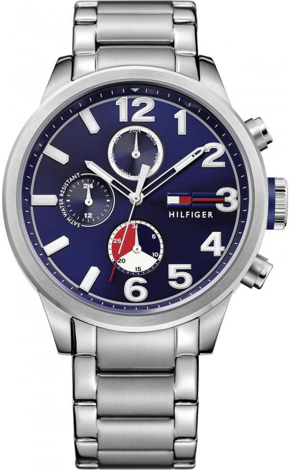 Tommy Hilfiger TH1791242 Takvimli 45 mm Çelik Kordon Analog Kol Saati