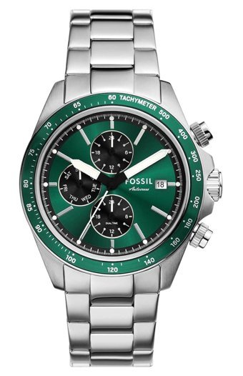 Fossil FBQ2878 Takvimli 42 mm Çelik Kordon Analog Erkek Kol Saati