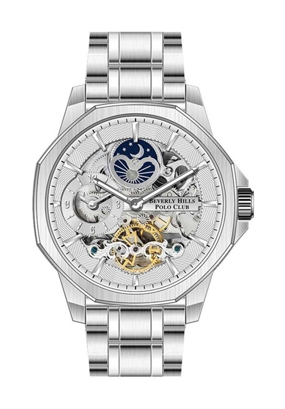Beverly Hills Polo Club BP3269X330 Takvimli 45 mm Çelik Kordon Analog Erkek Kol Saati