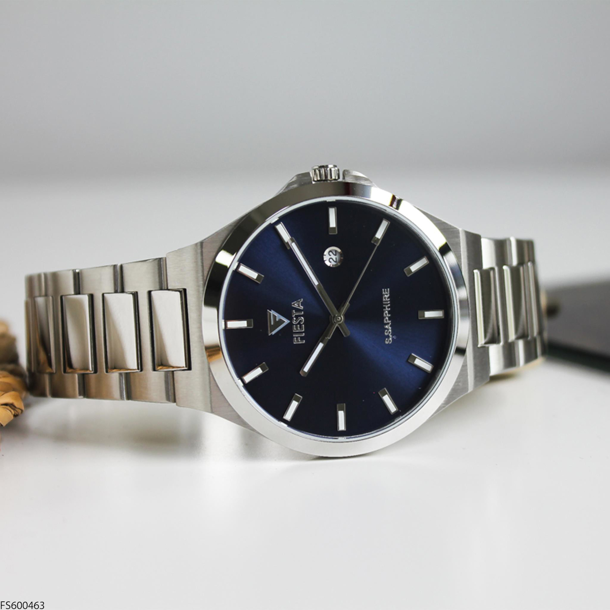 Fiesta FS600463 Takvimli 42 mm Çelik Kordon Analog Erkek Kol Saati