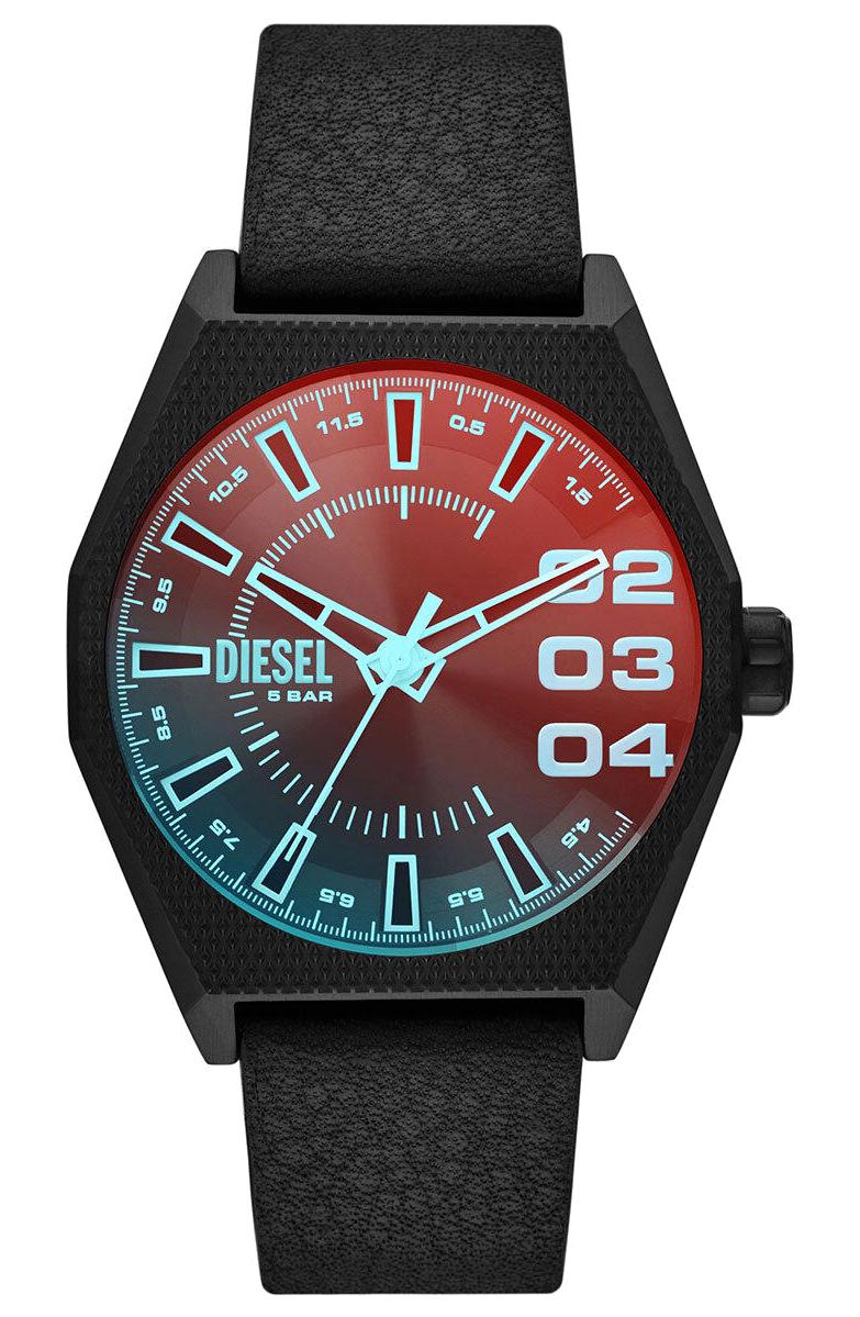 Diesel DZ2175 Takvimli 42 mm Siyah Deri Kordon Analog Erkek Kol Saati