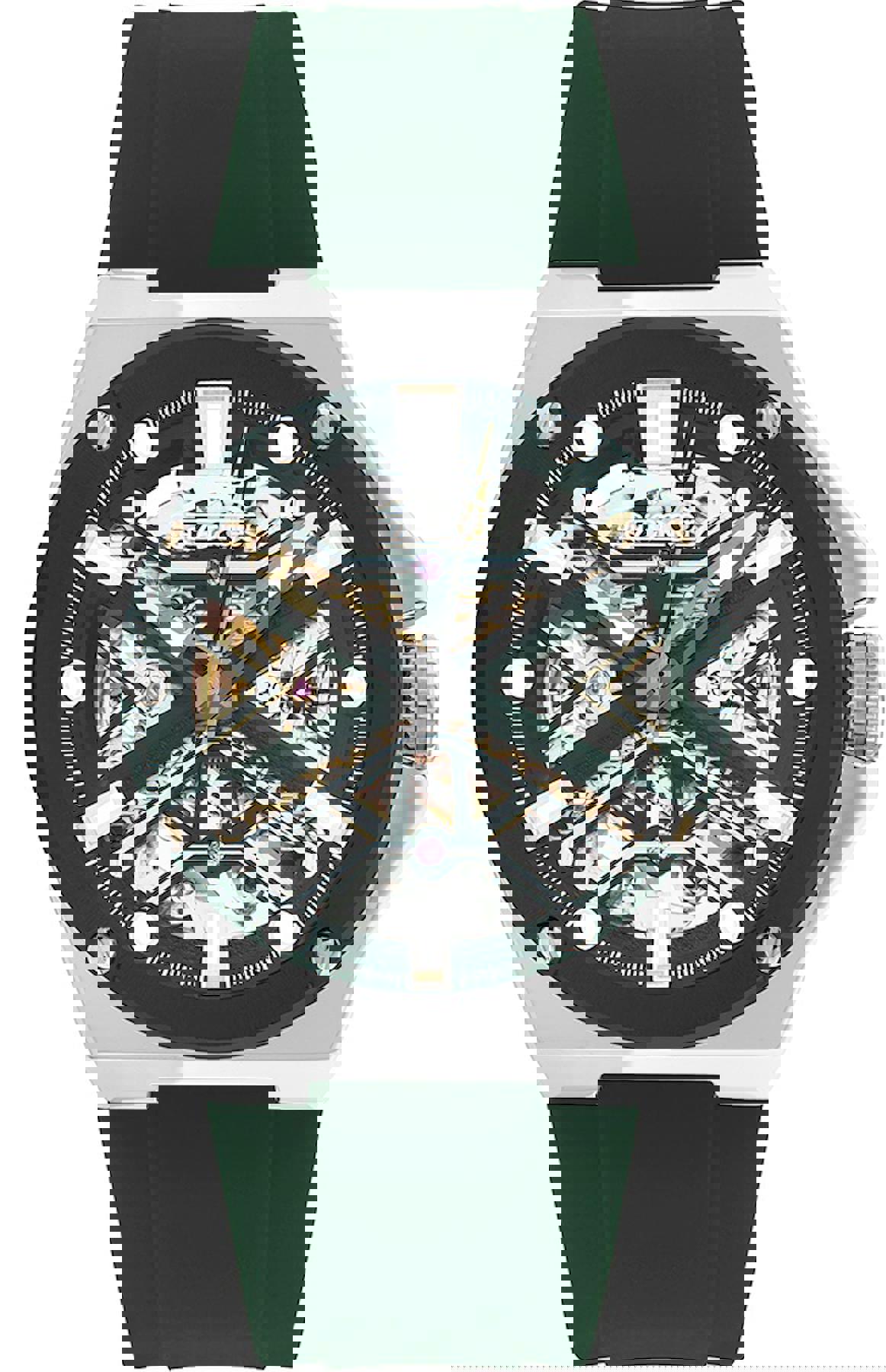 Slazenger SL.09.2265.1.02 44 mm Yeşil Plastik Kordon Analog Erkek Kol Saati