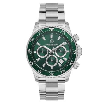 Sergio Tacchini ST.1.10376.4 Takvimli 43 mm Çelik Kordon Analog Erkek Kol Saati