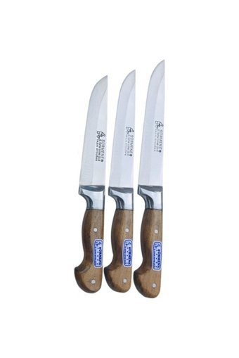 MODA HOME Sürmene Mutfak Bıçak Et Kasap Kurban Set 3'lü Sürmene El Yapım