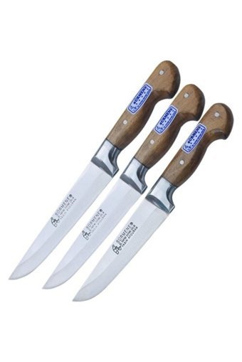 MODA HOME Sürmene Mutfak Bıçak Et Kasap Kurban Set 3'lü Sürmene El Yapım