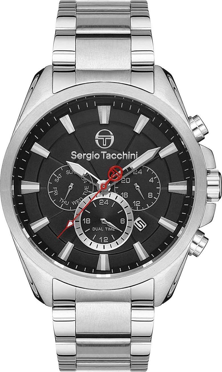 Sergio Tacchini ST.1.10207.1 Takvimli 43 mm Çelik Kordon Analog Kol Saati