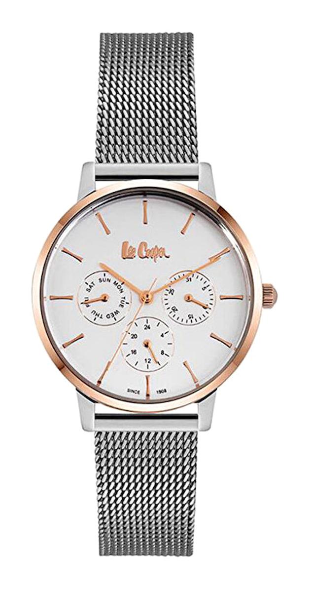 Lee Cooper LC06939.530 Gri Plastik Kordon Analog Kadın Kol Saati