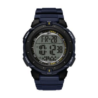 Reebok RV-WHE-G9-PNPN-WY Takvimli 48 mm Lacivert Silikon Kordon Dijital Kol Saati