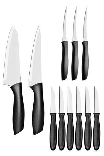Kitchen Life 11 Parça Profesyonel Şef Bıçak Seti - Ultra Keskin Bıçaklar Meyve Kahvaltı Bıçağı