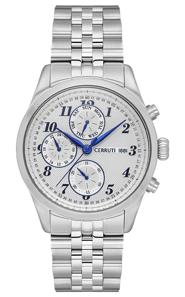 Cerruti 1881 CIWGK0019302 Takvimli Çelik Kordon Analog Erkek Kol Saati