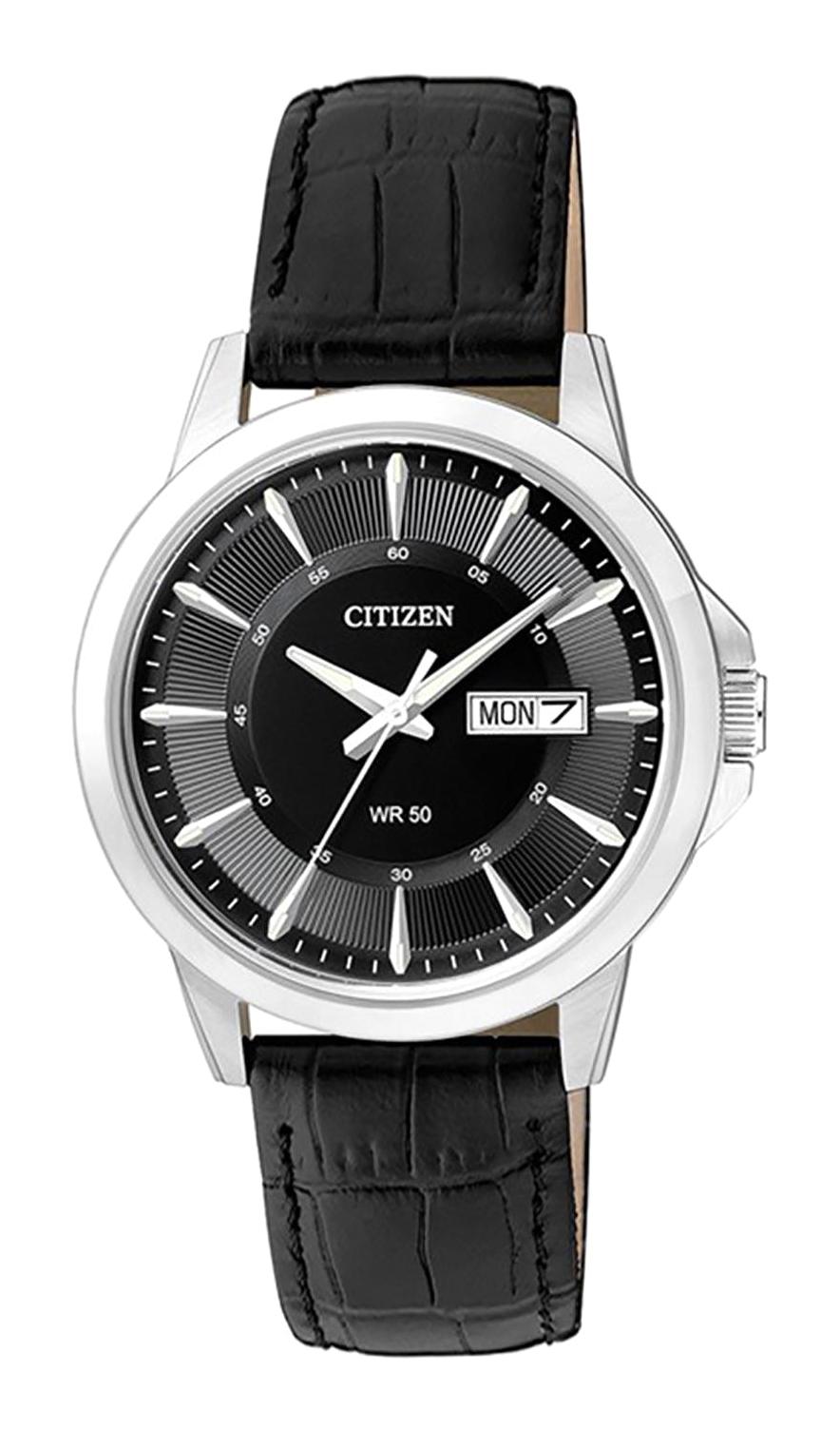 Citizen BF2011-01EE Takvimli 41 mm Siyah Deri Kordon Analog Erkek Kol Saati