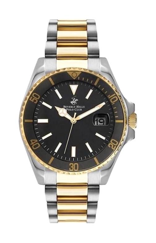 Beverly Hills Polo Club BP3125X250 Takvimli 41-45 mm Altın-Çelik Kordon Analog Erkek Kol Saati