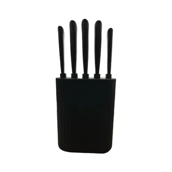 Koopman Blok Bıçak Set Siyah Plastik Sap 6 Parça