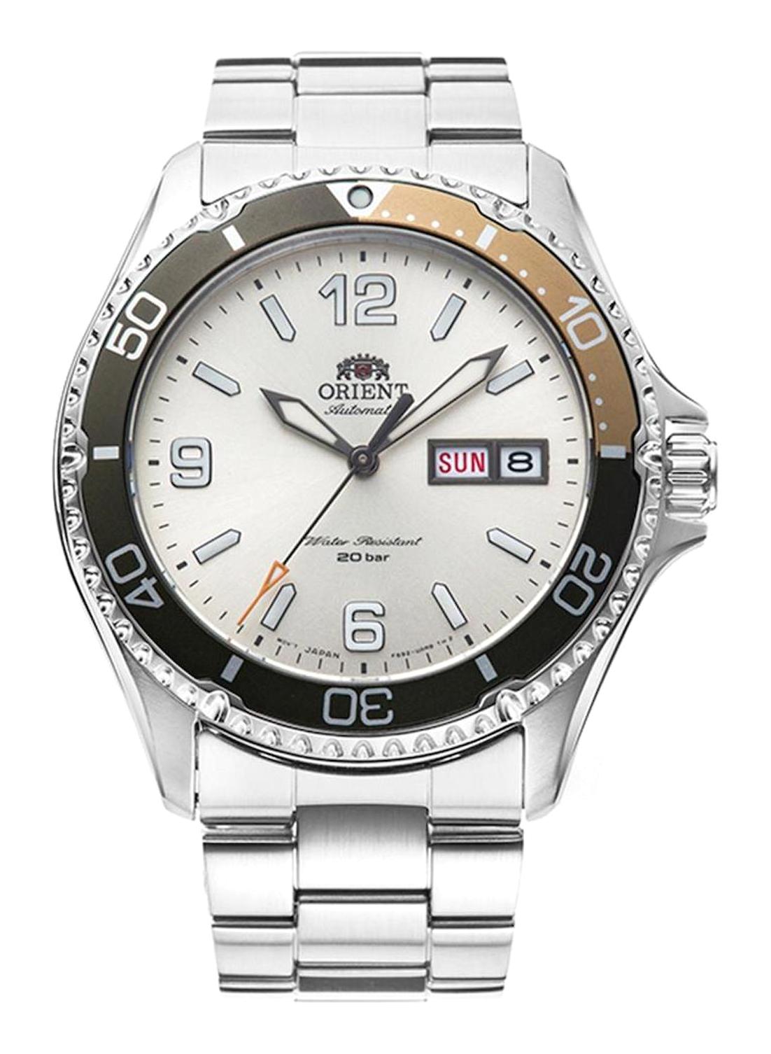 Orient RA-AA0821S19B Takvimli 42 mm Çelik Kordon Analog Kol Saati