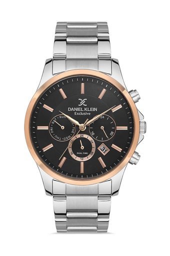 Daniel Klein DKE.1.10327.4 Takvimli 42 mm Çelik Kordon Analog Erkek Kol Saati