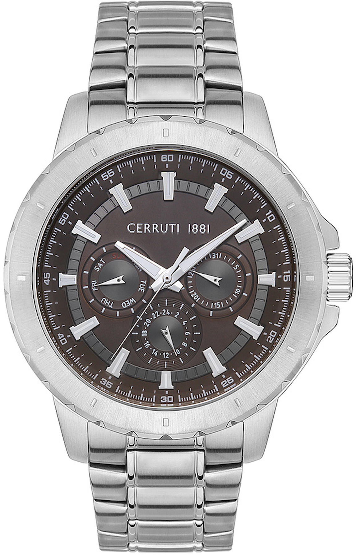 Cerruti 1881 CIWGK2229705 Takvimli Çelik Kordon Analog Kol Saati