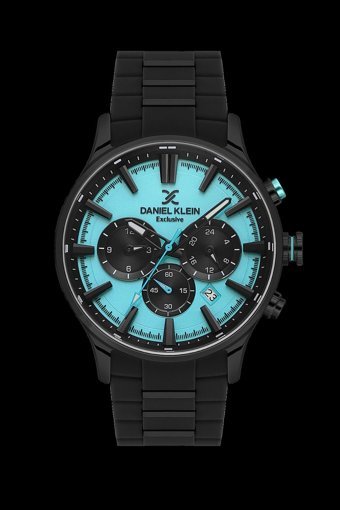 Daniel Klein DKE.1.10639-2 Takvimli Siyah Çelik Kordon Analog Erkek Kol Saati