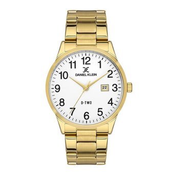 Daniel Klein DK.1.13567.3 Takvimli Altın Çelik Kordon Analog Erkek Kol Saati
