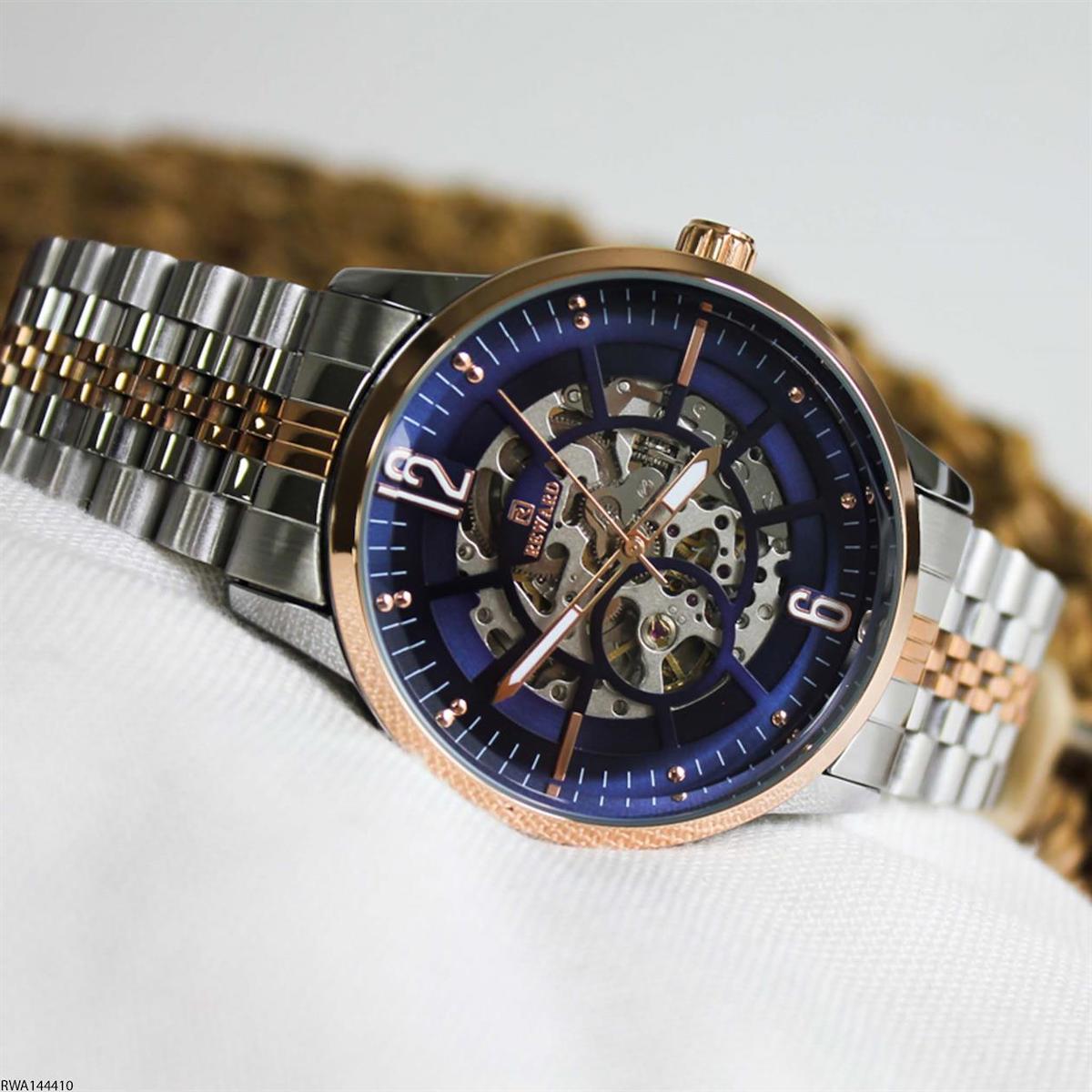 Reward RWA144410 45 mm Gri-Rose Gold Çelik Kordon Analog Erkek Kol Saati
