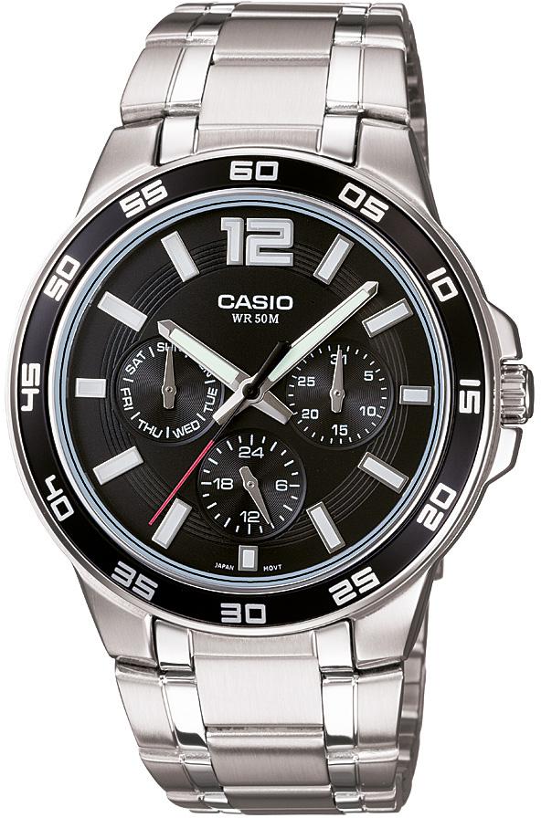 Casio MTP-1300D-1A Takvimli 42 mm Çelik Kordon Analog Kol Saati