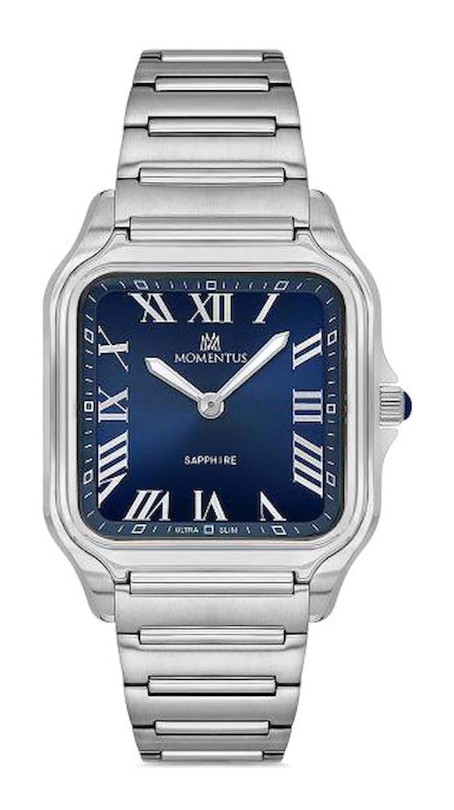 Momentus EM348S-11SS Takvimli 38 mm Metal Kordon Analog Kol Saati